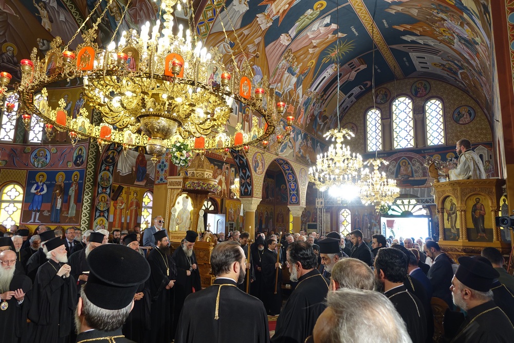 The Divine Liturgy in Annunciation Cathedral in Kissamos