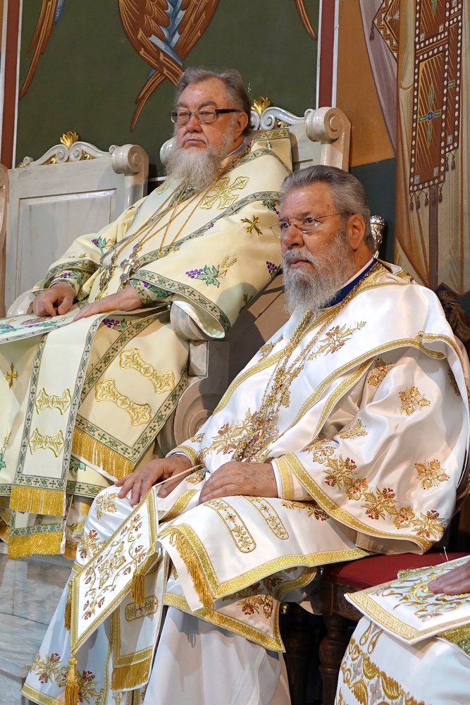 Divine Liturgy at Pentacost in Hereklion Cathedral, 2016