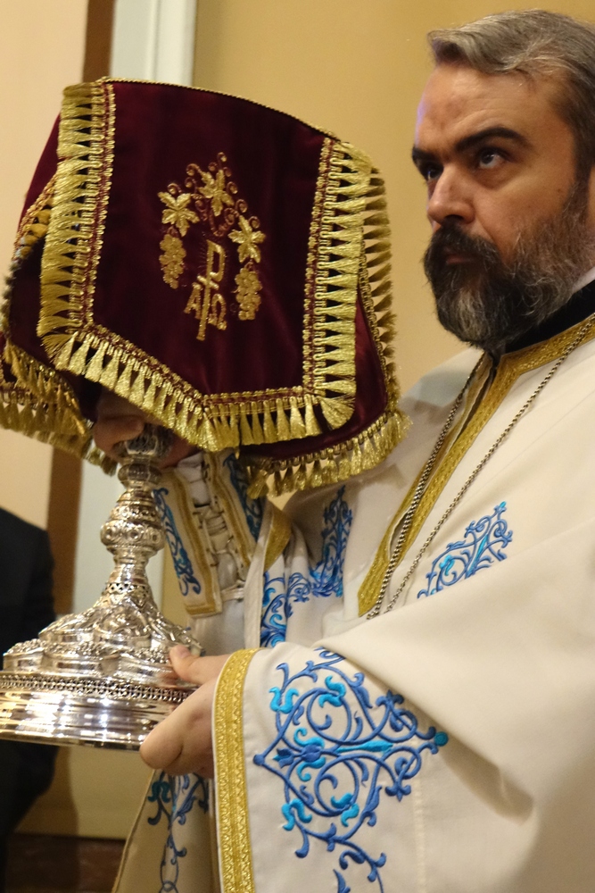 Divine Liturgy at Pentacost in Hereklion Cathedral, 2016