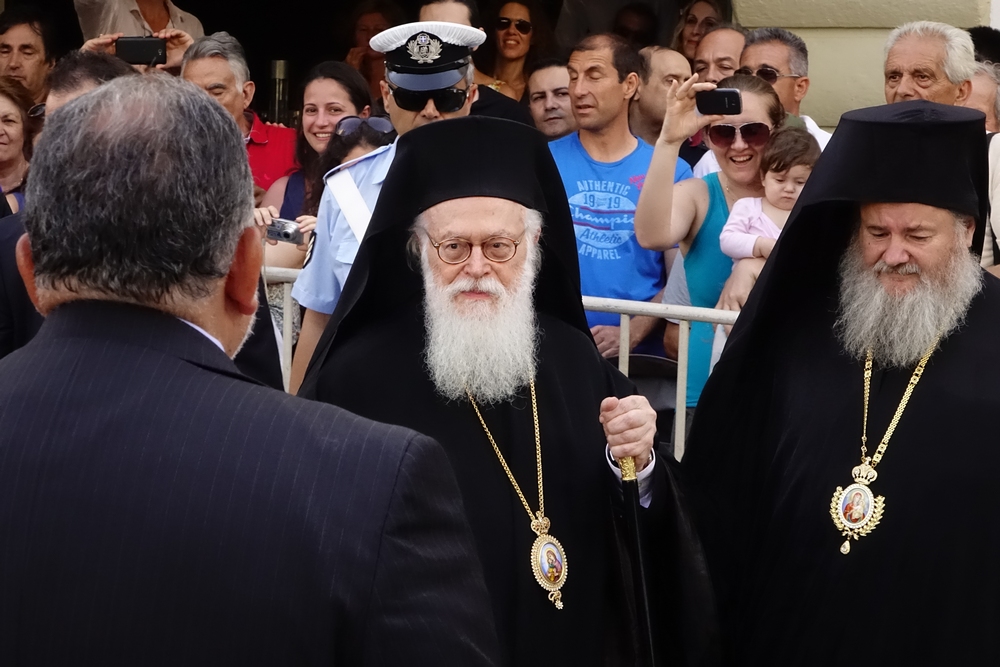 The Orthodox hierarchs in Heraklion 