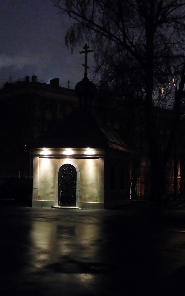 The Orthodox chapel at Pogidinskaja Str. in Moscow
