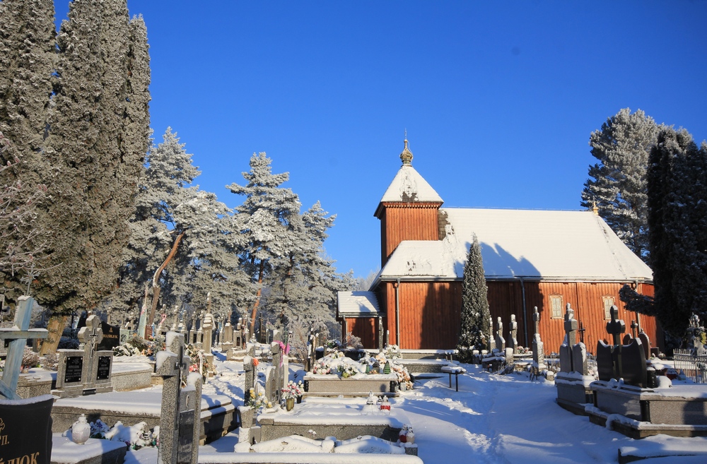 The Orthodox cementary church in Leniewo, Czyże parish