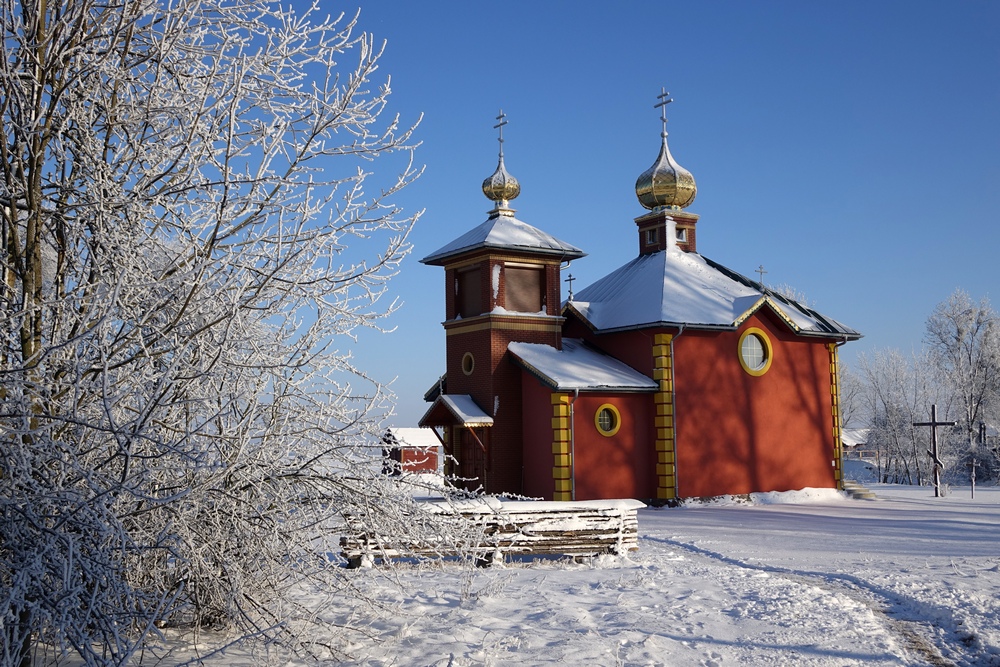 The Orthodox church in Zbucz