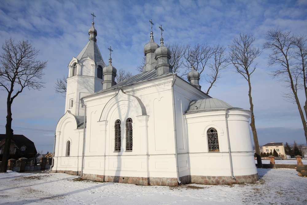 The Elevation of the Holy Cross Orthodox church in Białystok-Fasty