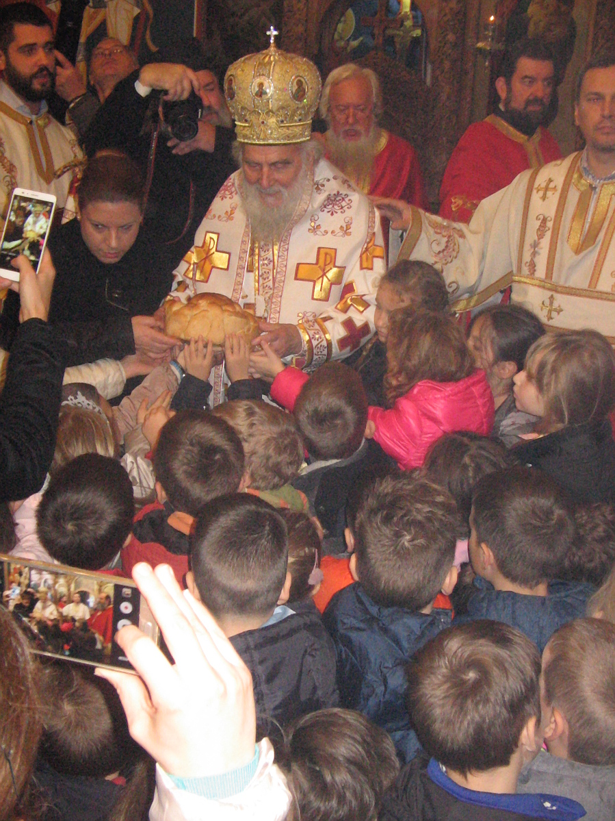 Patriarch and children