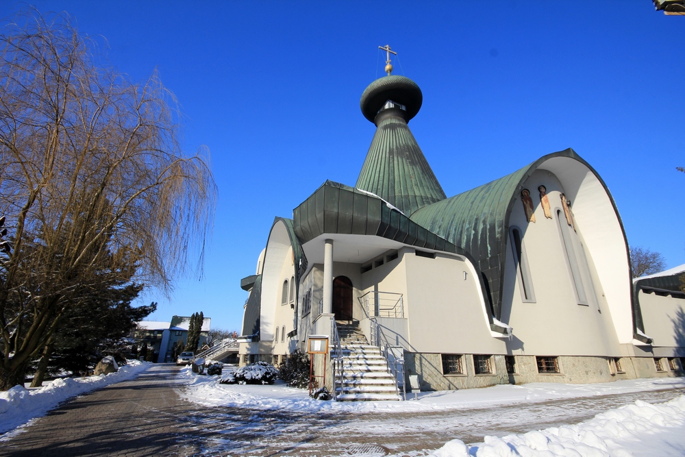 THe Holy Trinity Orthodox Cathedral in Hajnówka