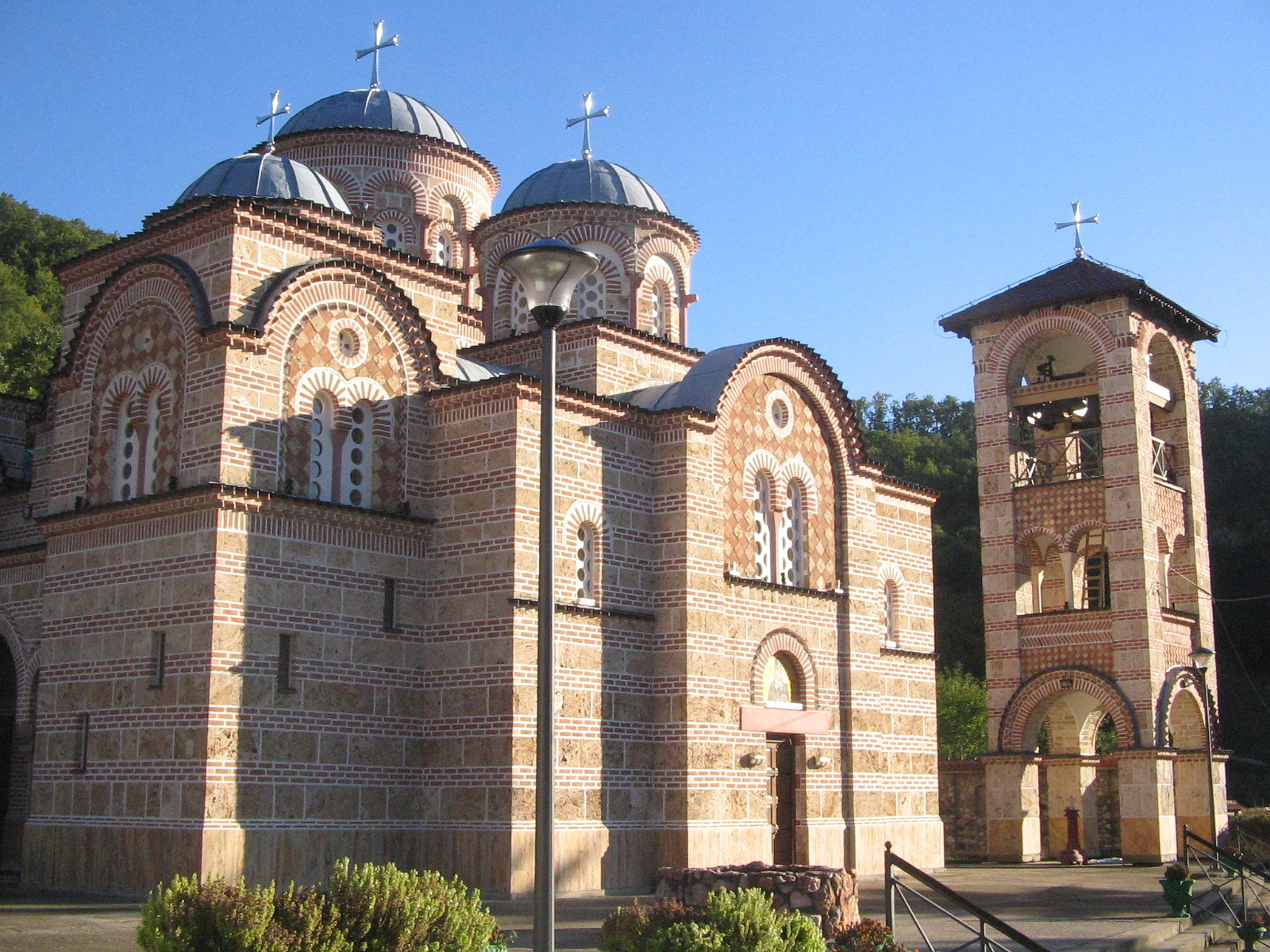 The church of the Saint Sava with 3 altars in the Celije Monastery