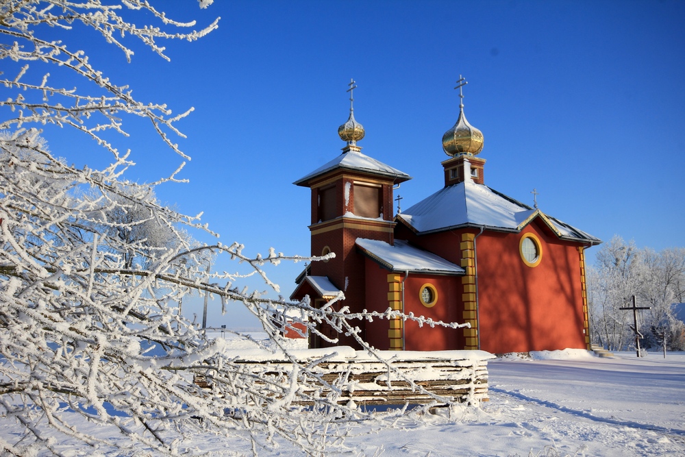 The Orthodox church in Zbucz