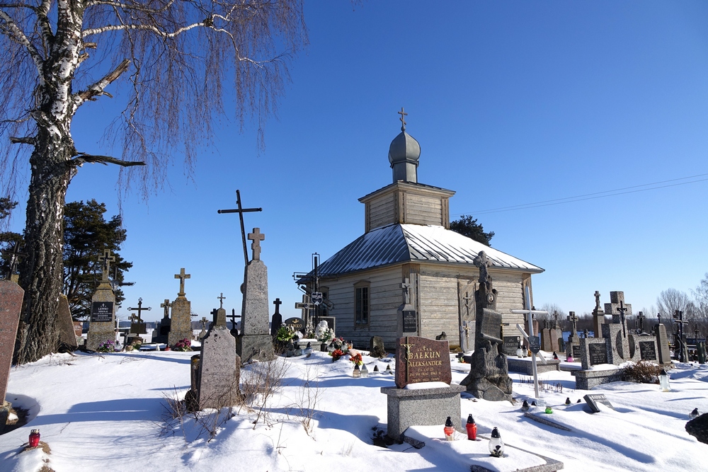 The cementary Orthodox chapel in Jaczno