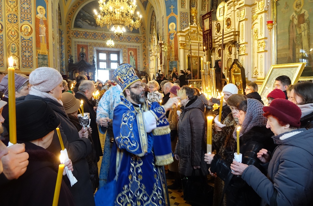 The feast of the Meeting of the Lord in the Temple in Bialystok&#039s Cathedral church