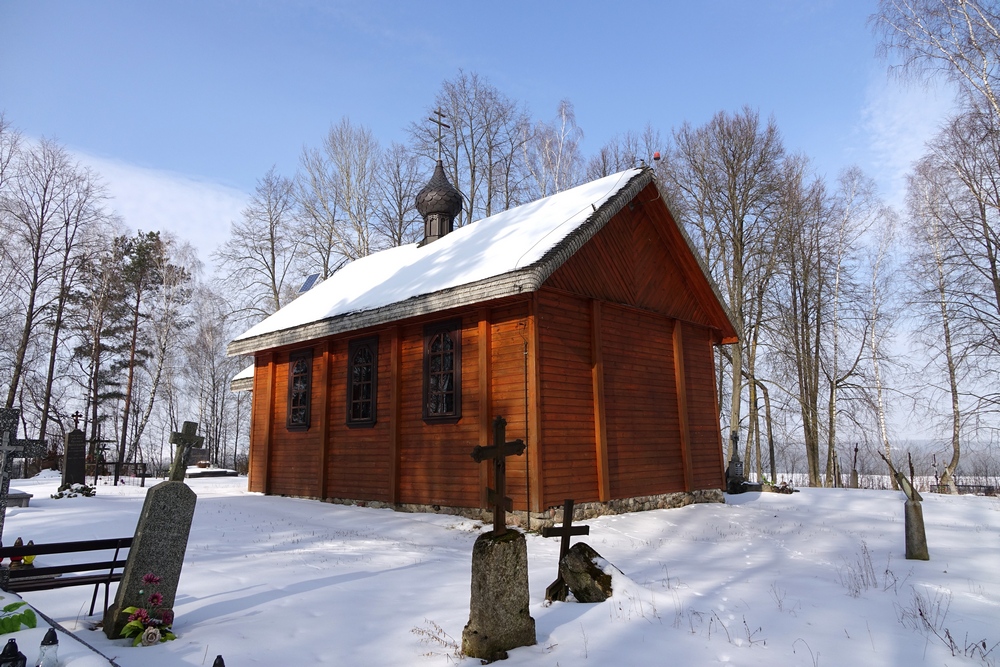 The cementary Orthodox chapel in Jurowlany