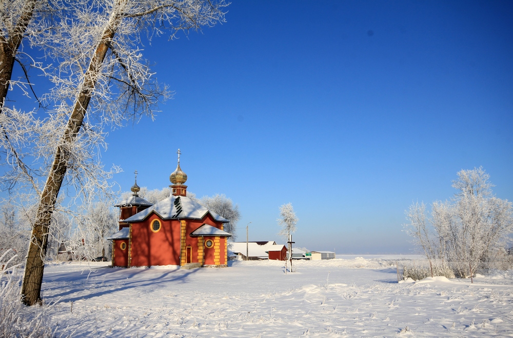 The Orthodox church in Zbucz
