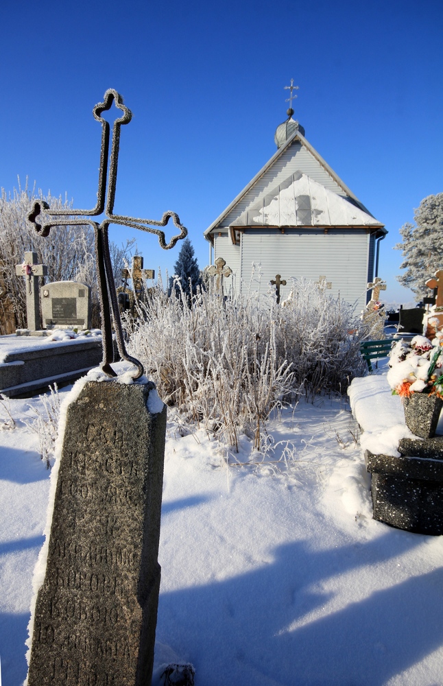 The Orthodox cementary chapel im Morze