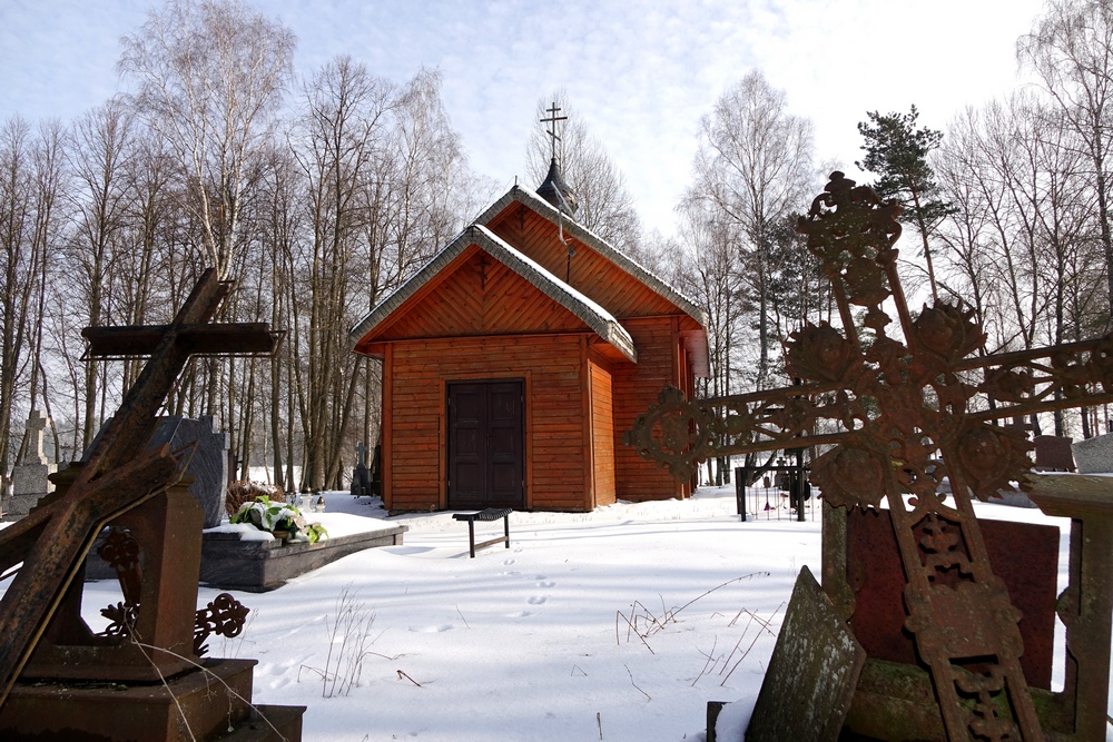 The Orthodox cementary chapel in Jurowlany