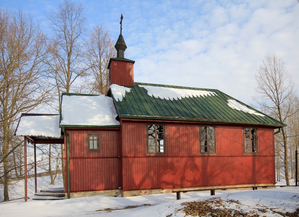 The Orthodox cementary chapel in Krynki