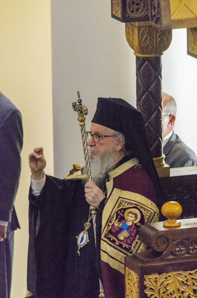 Archbishop Demetrios presided at Vespers