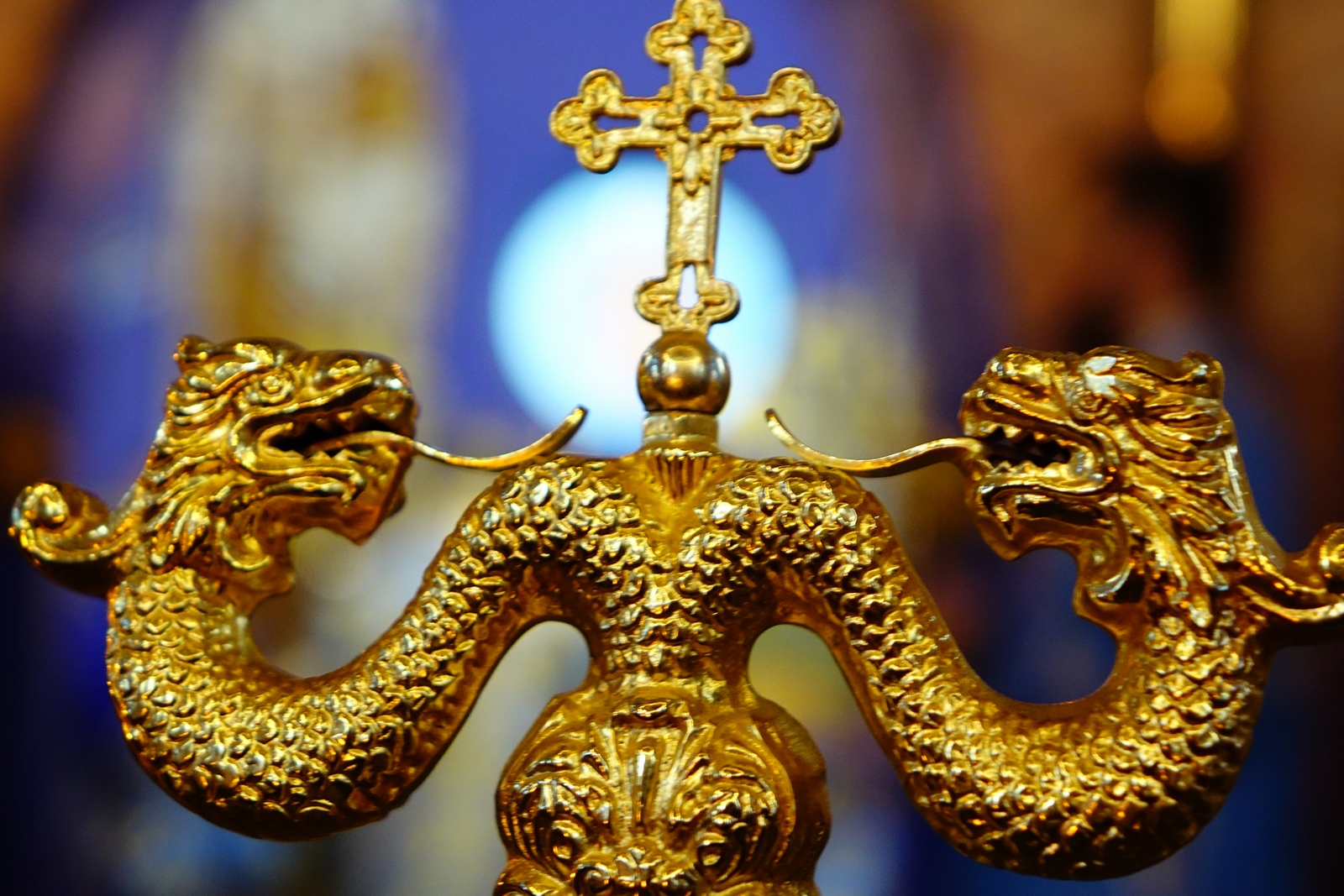 An Orthodox crosier