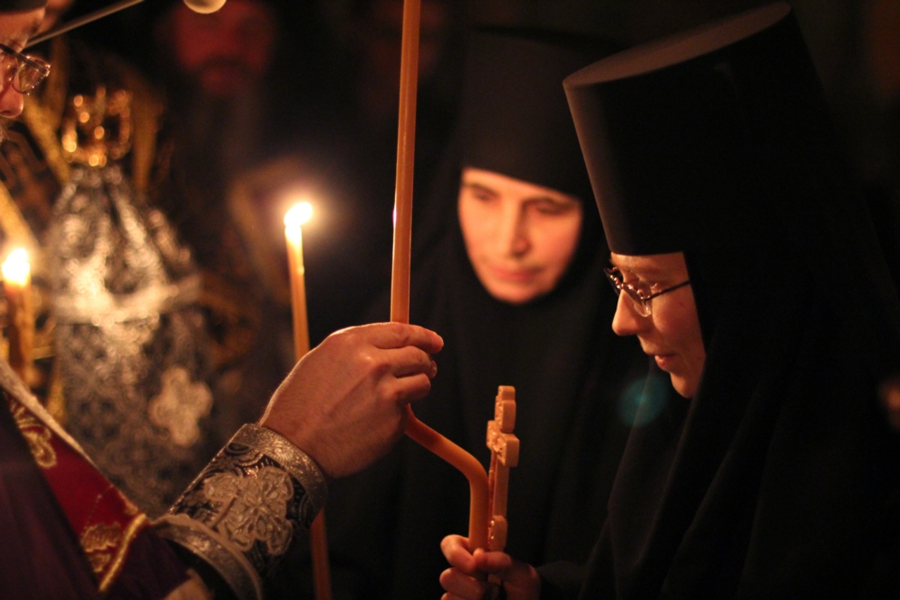 Monastic wows in Zwierki Convent, 2015