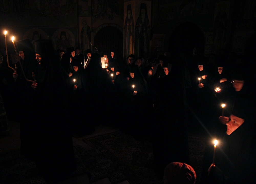 Monastic wows in Zwierki Convent, 2015