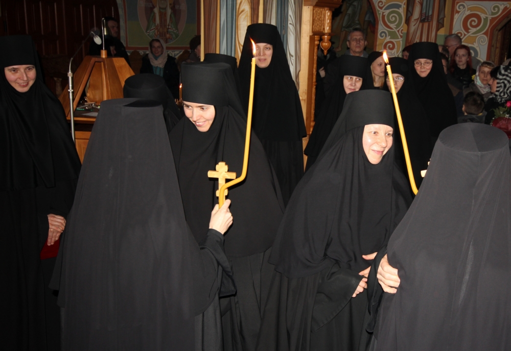 Monastic wows in Zwierki Convent, 2015