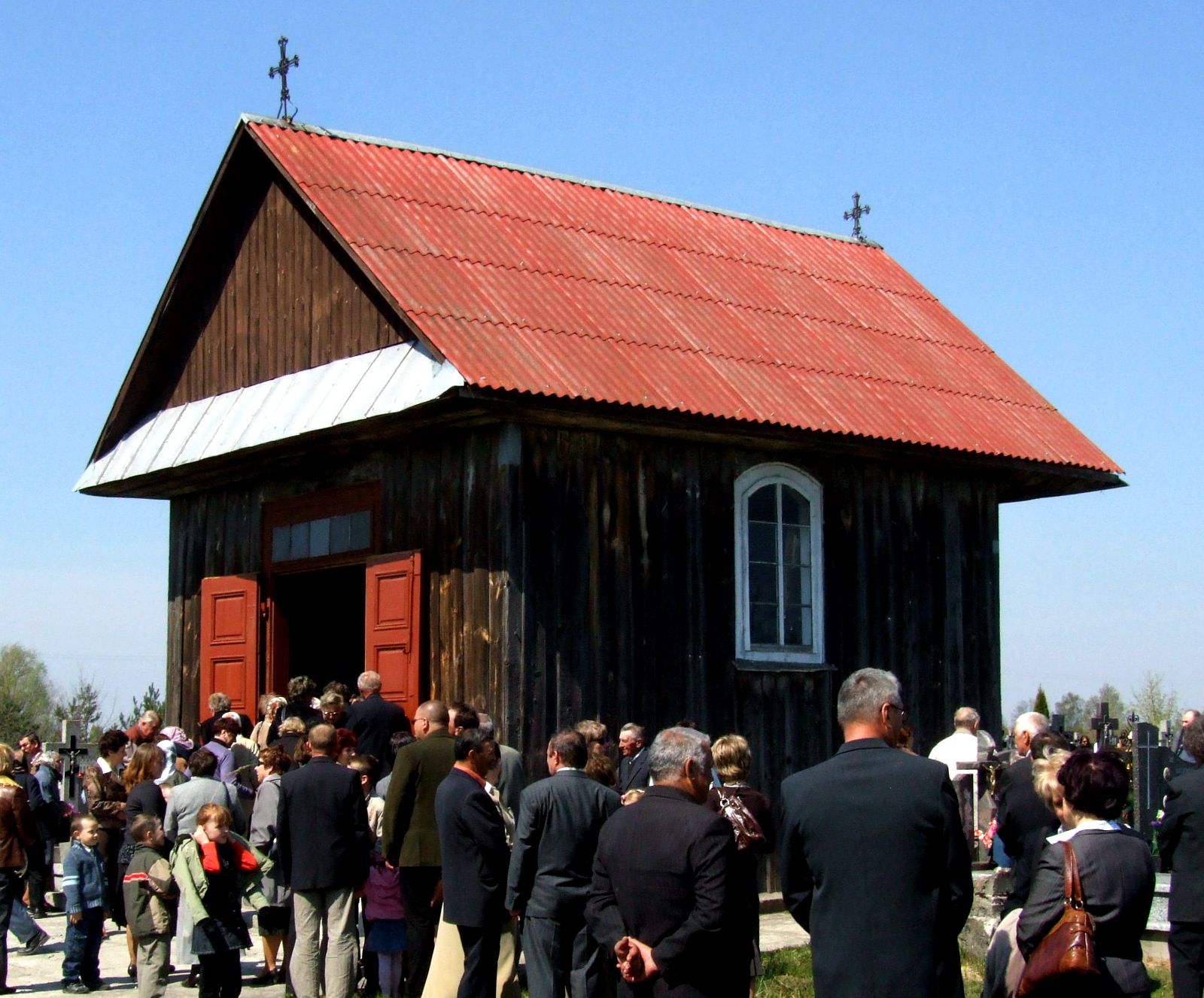 Cmentarna kaplica Zmartwychwstania Pańskiego w Zabłociu .
