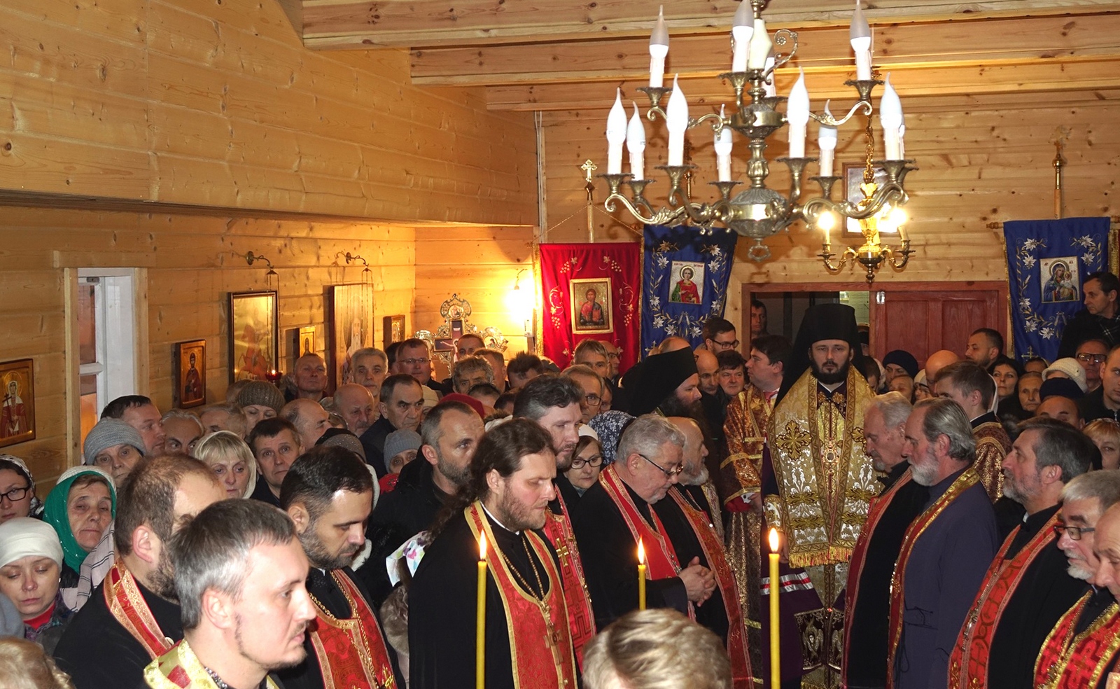 All-Night Vigil of St. Catherine feast in Zaleszany Convent