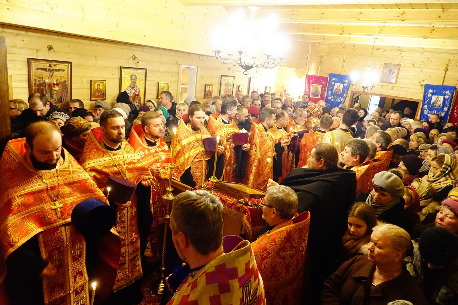 All-Night Vigil of St. Catherine feast in Zaleszany Convent