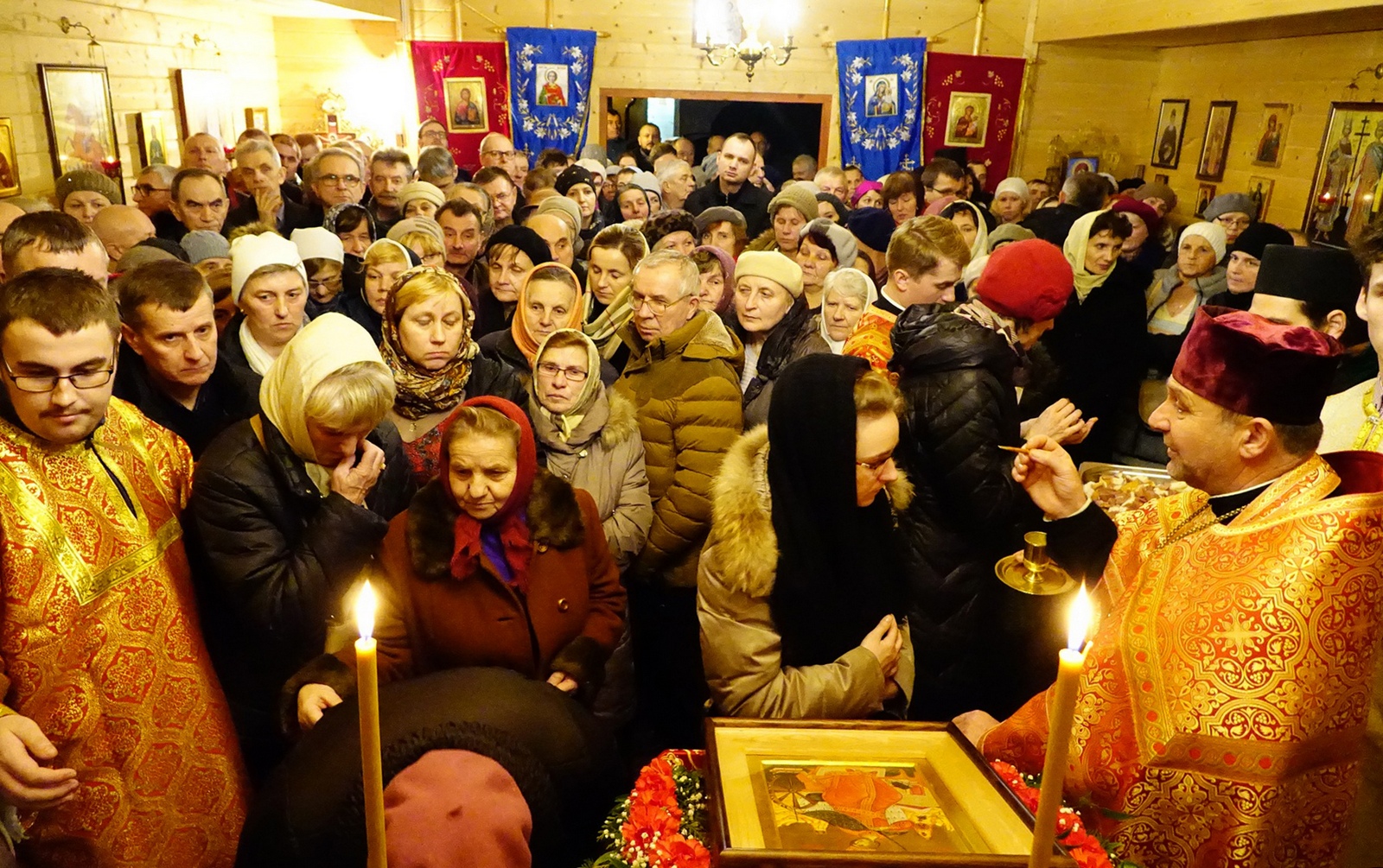 All-Night Vigil of St. Catherine feast in Zaleszany Convent
