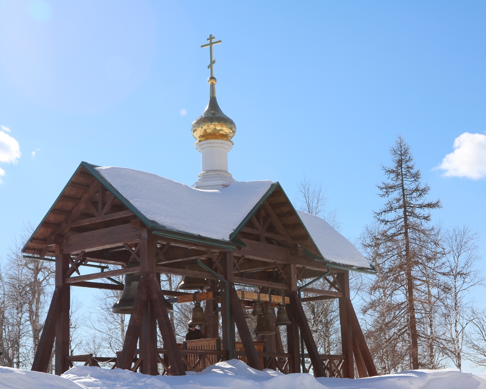 Колокольня Свято-Николаевский Белогорский Монастырь