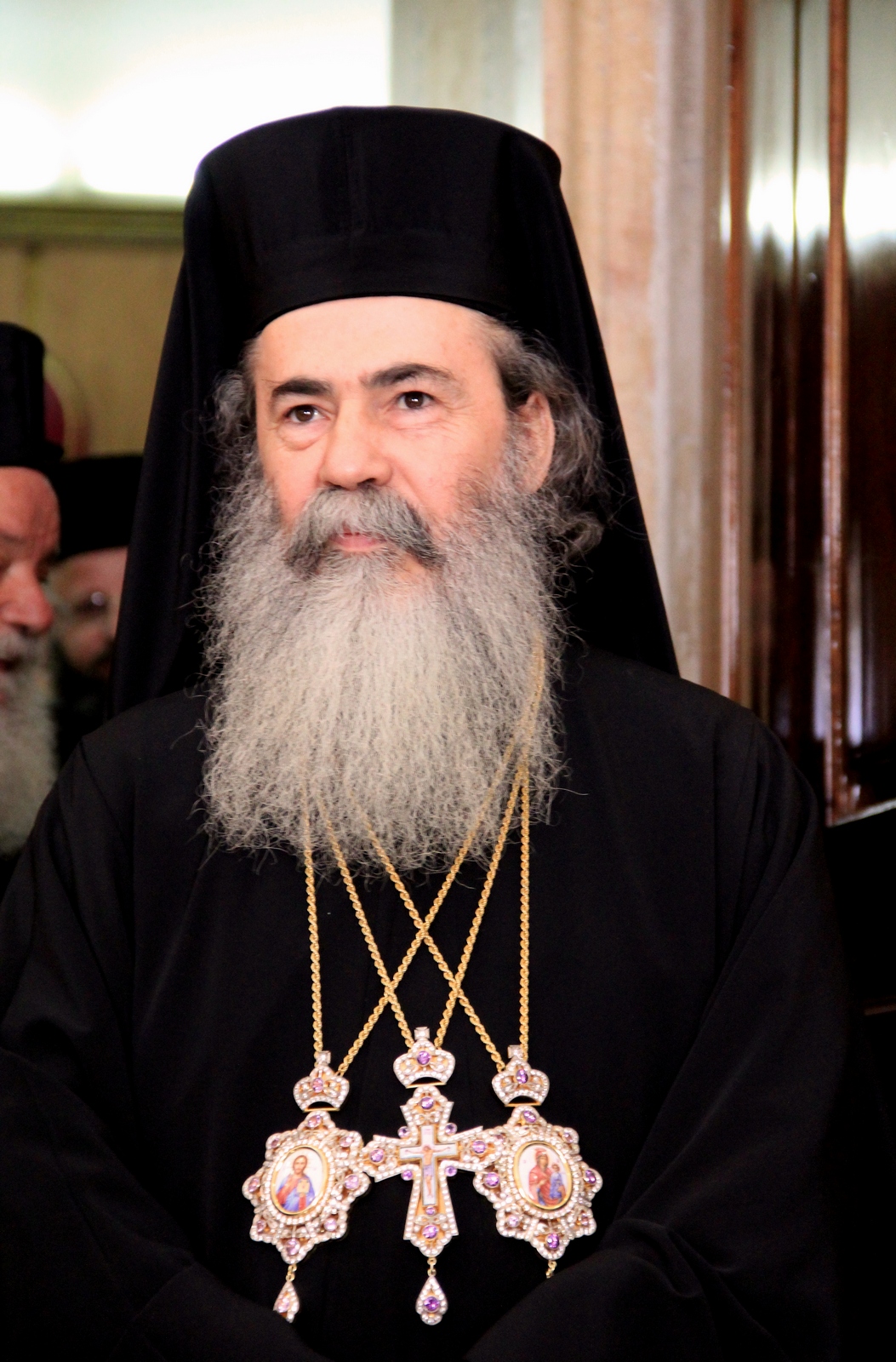 Quite old portrais... Patriarch Theophilos, 2010
