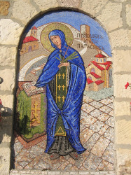 PedjaVid 
Mosaic of St. Petka in her church on Kalemegdan fortress 
2017-12-14 14:45:17