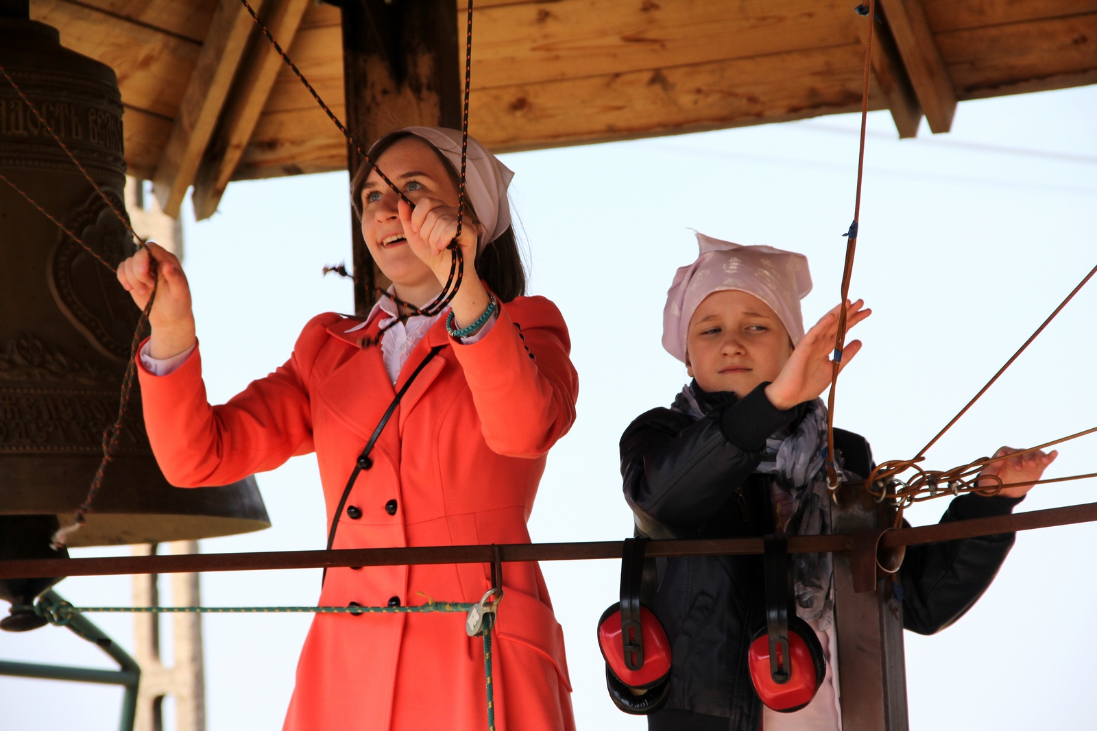 Quite old photos... On a bell-tower, 2011