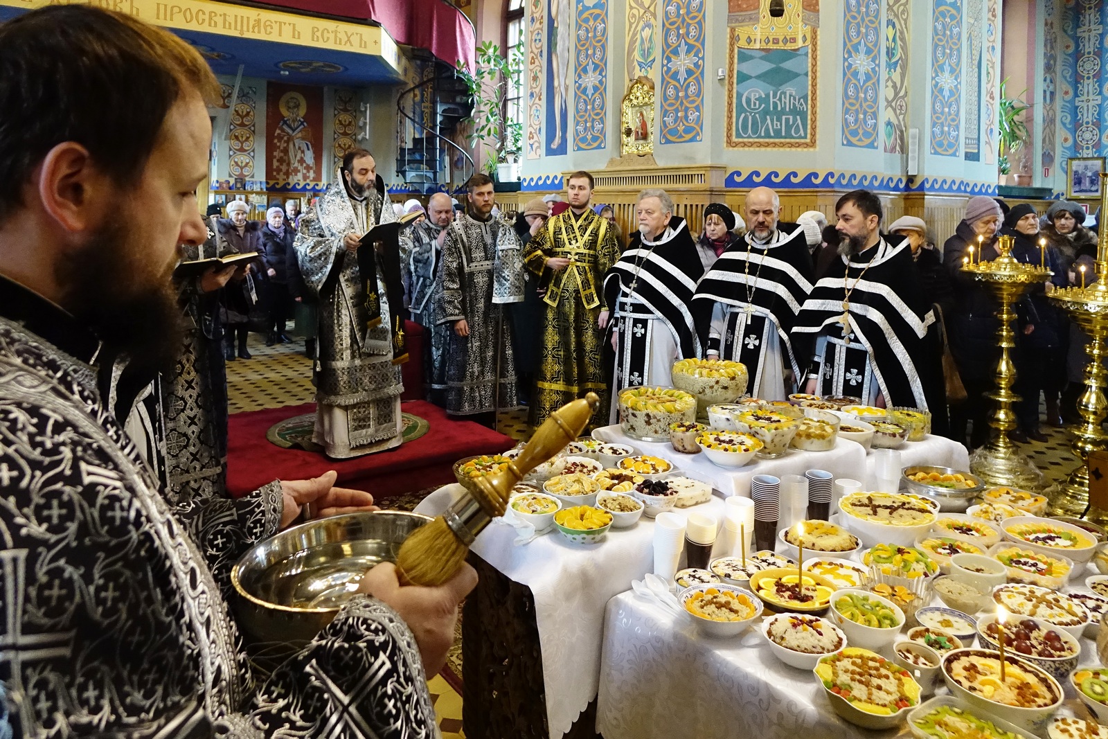 The feast of St. Theodore Tyrone in St. Nicholas Cathedral Białystok