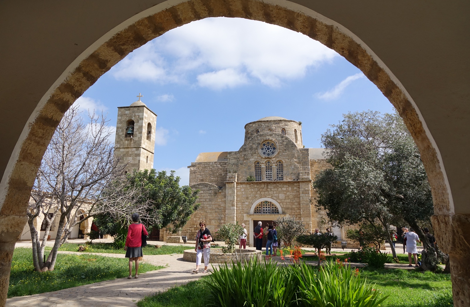 St. Barnaba monastery on occupied aries