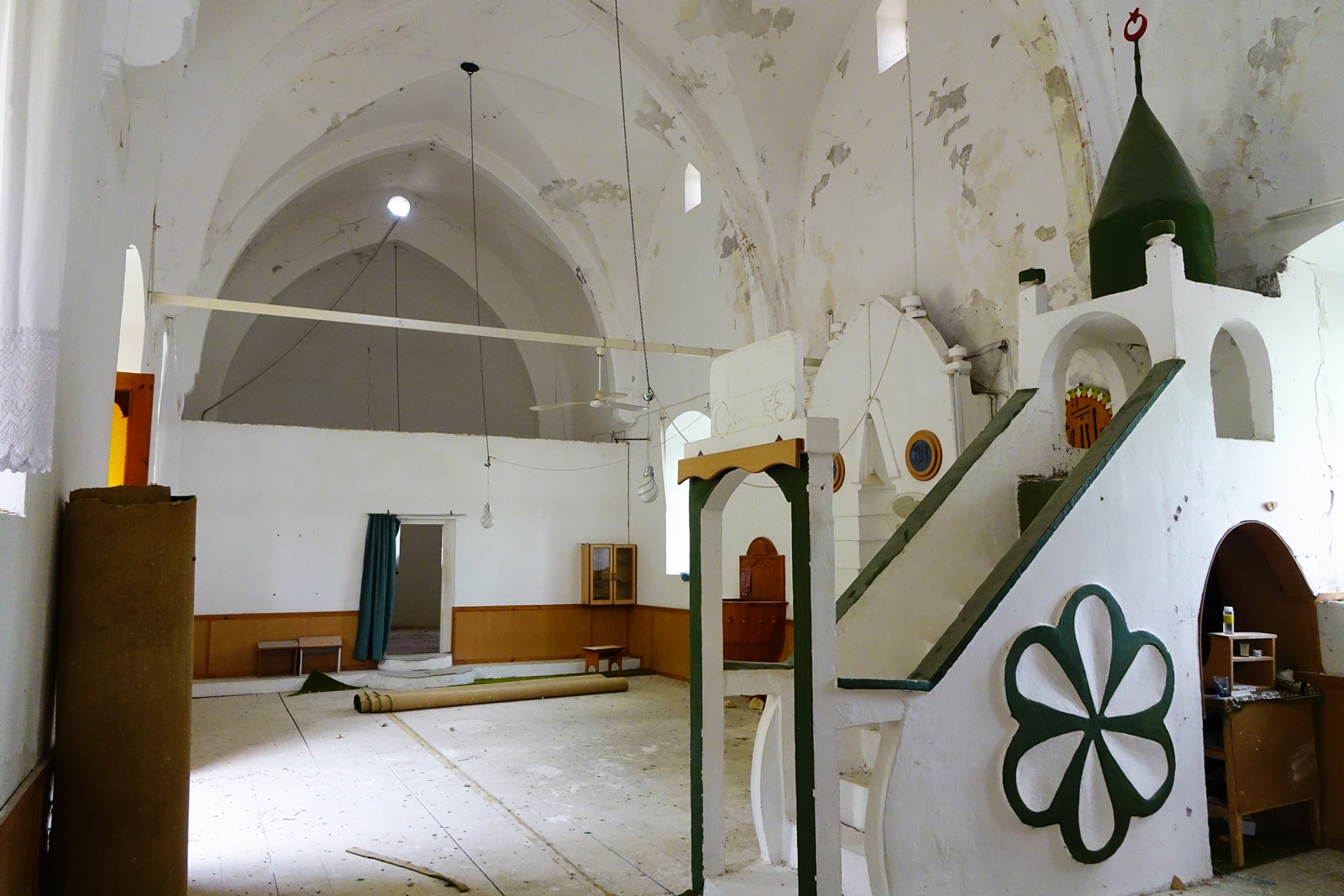 Destroyed Orthodox church close to Kufrea, under Turkish occupation