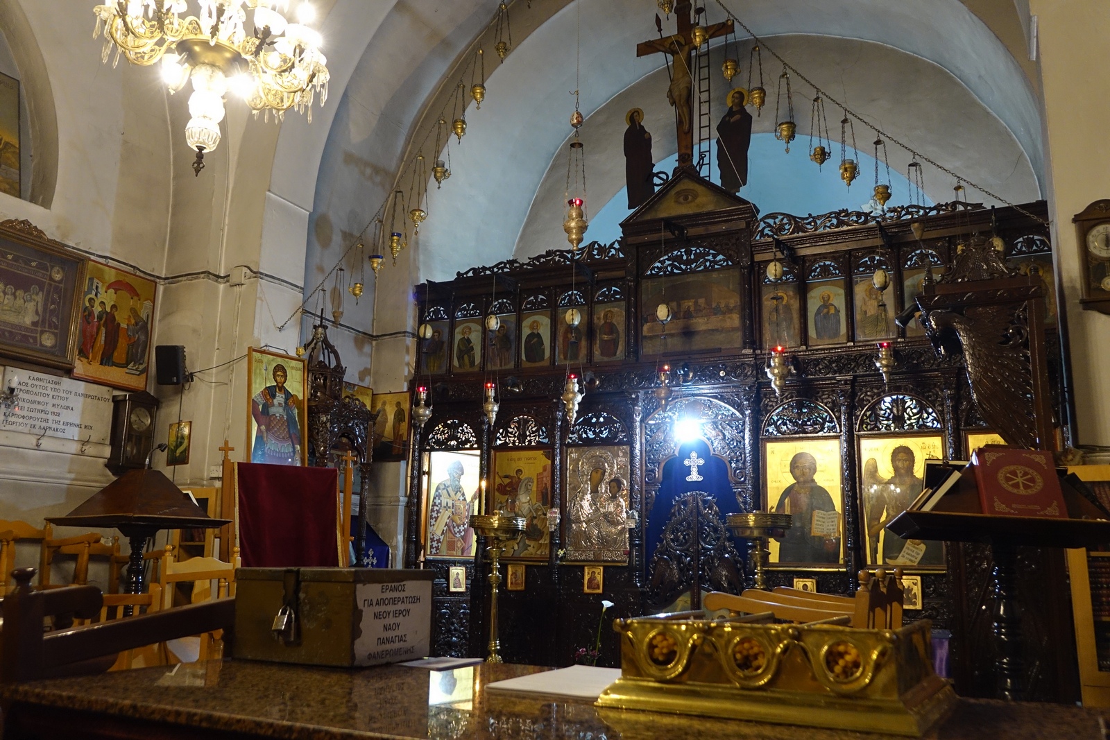 The old Orthodox church of Icon of the Mother of God called Faneromeni in Larnaca
