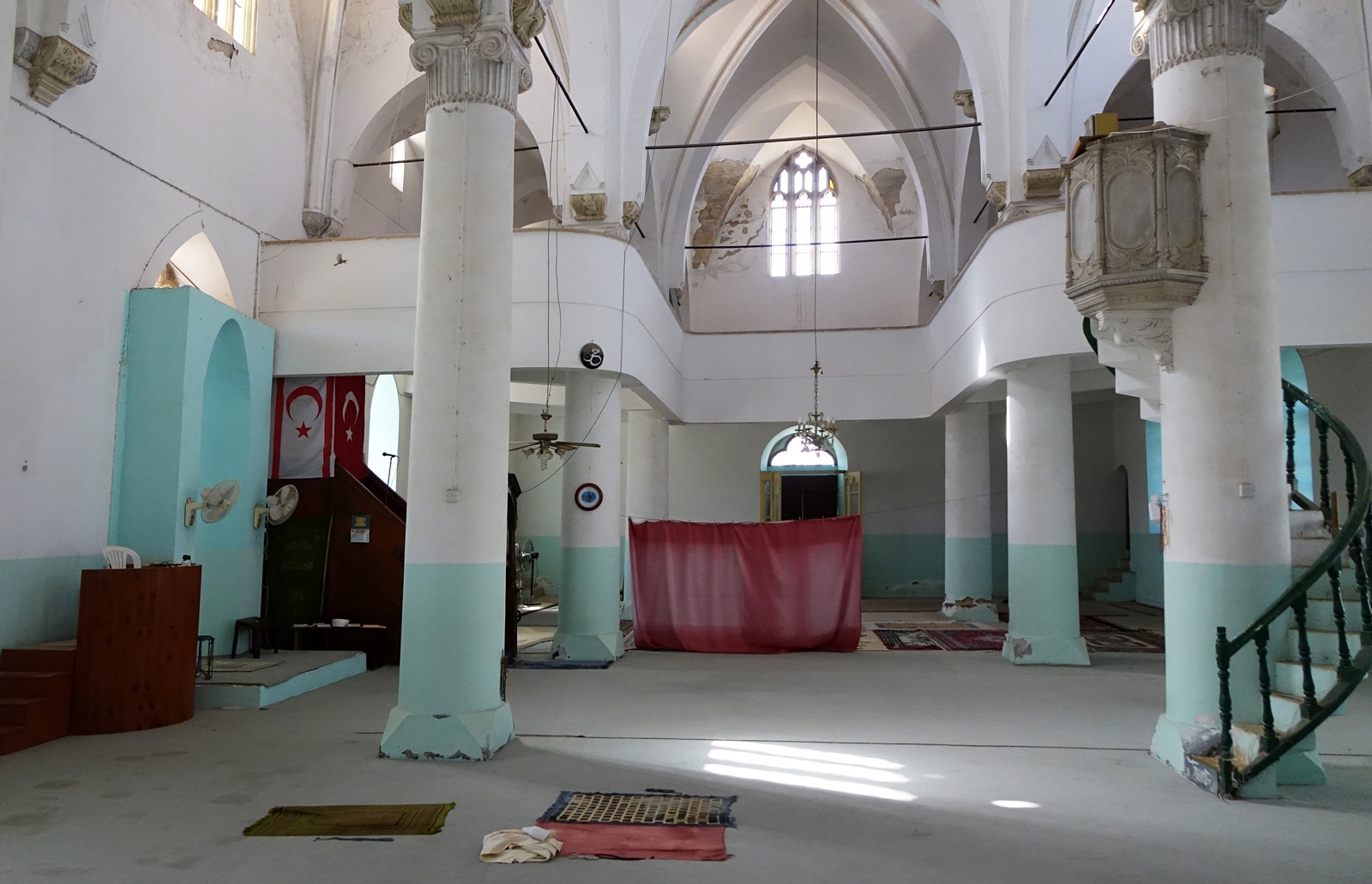 Former Orthodox church in Lisi village, now mosque, on ocupied areas