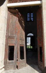 jarek11 
The entrance to St. Elijah Orthodox church, on occupied areas 
2018-03-20 12:56:58