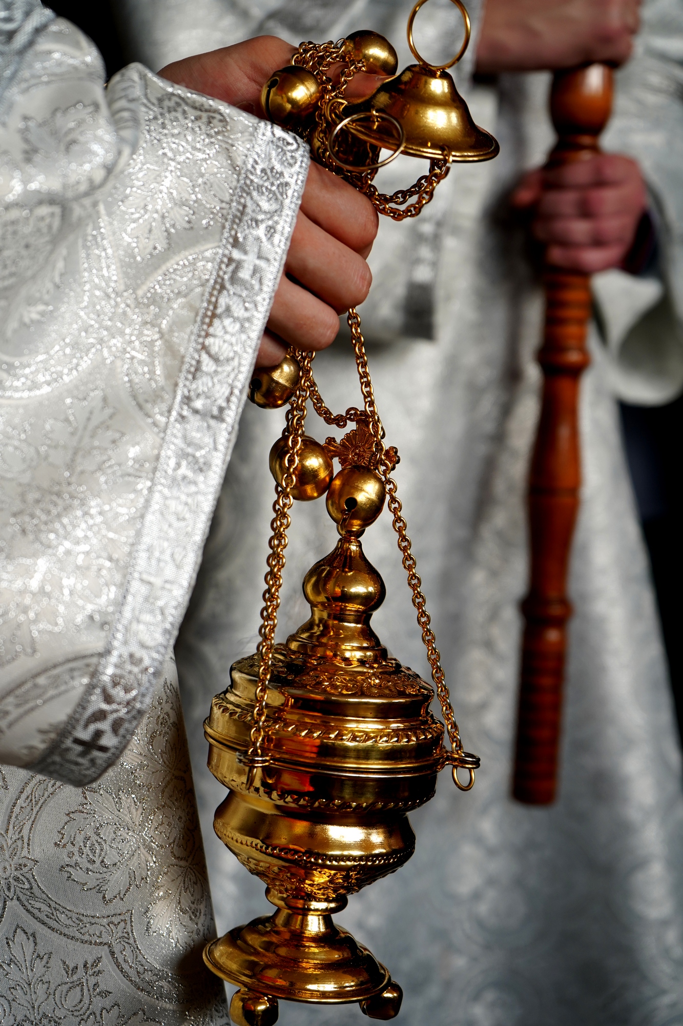 A censer...