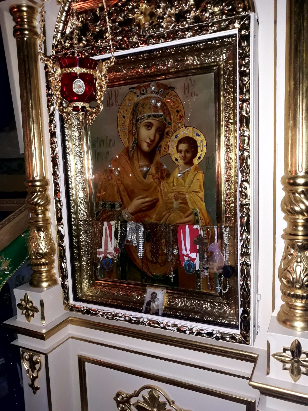 Ikona Matki Bożej Iwierskiej - Monaster Świętego Onufrego w Jabłecznej