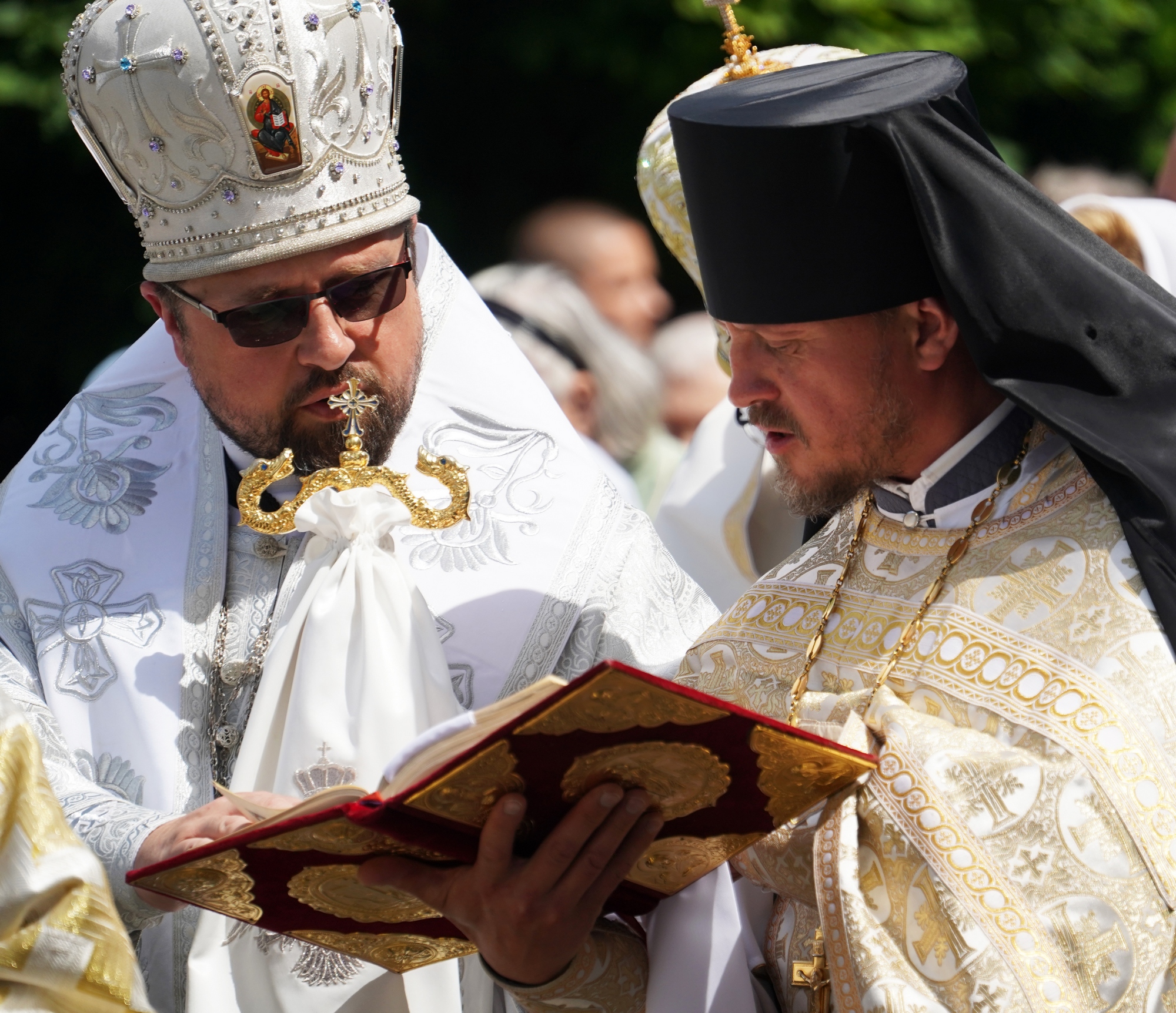 Bishop Paisius and ihumen Sergius