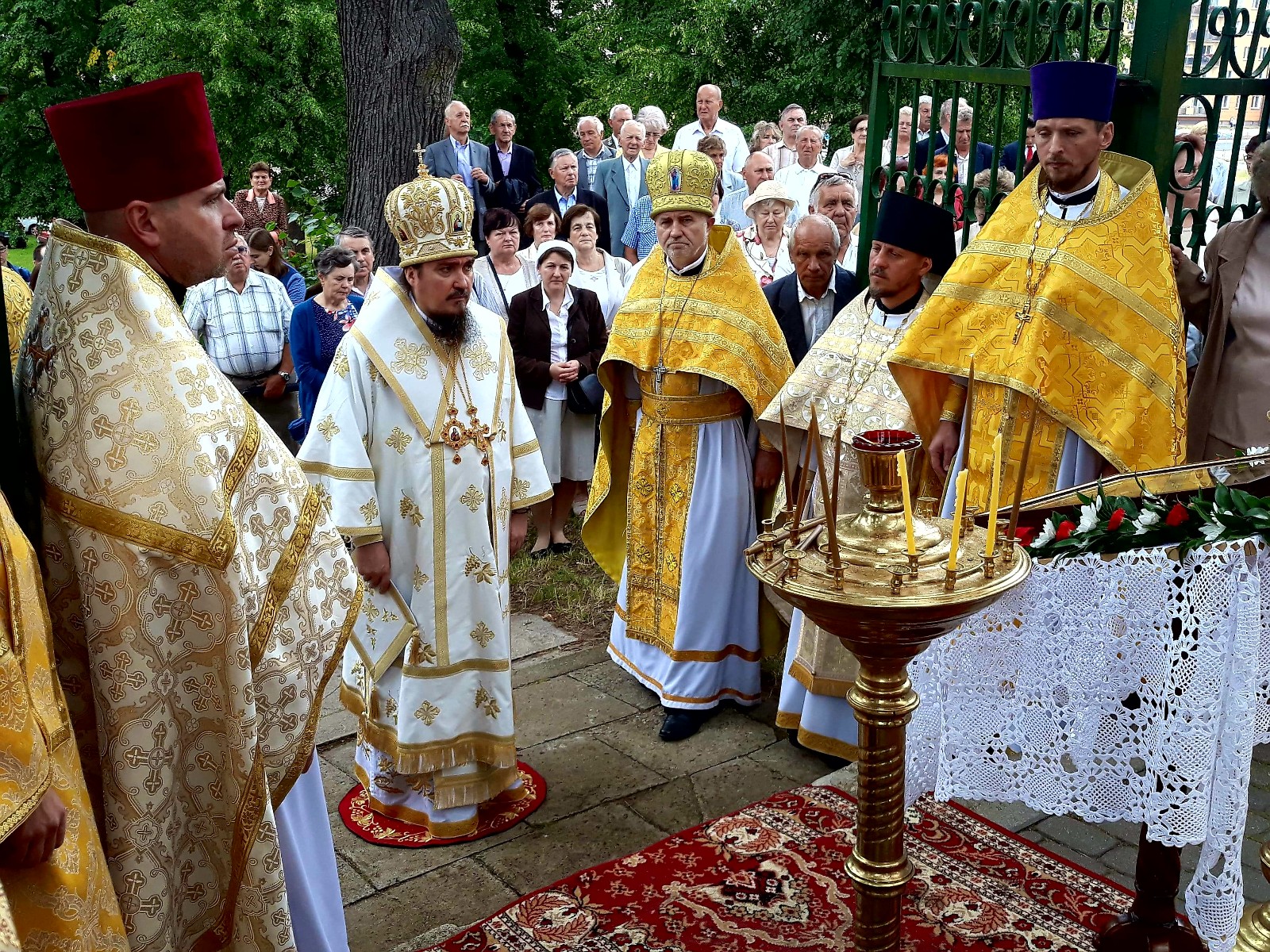 Rozpoczęcie Boskiej Liturgii - ap. Piotra i Pawła w Białymstoku