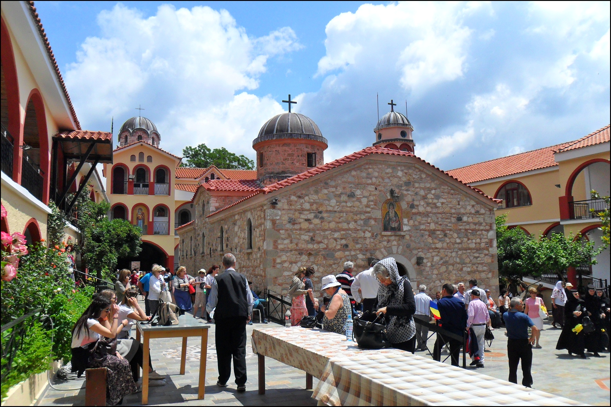 Monastery of Saint David - Evia Island, before the canonization of the saint Iacov Tsalikis