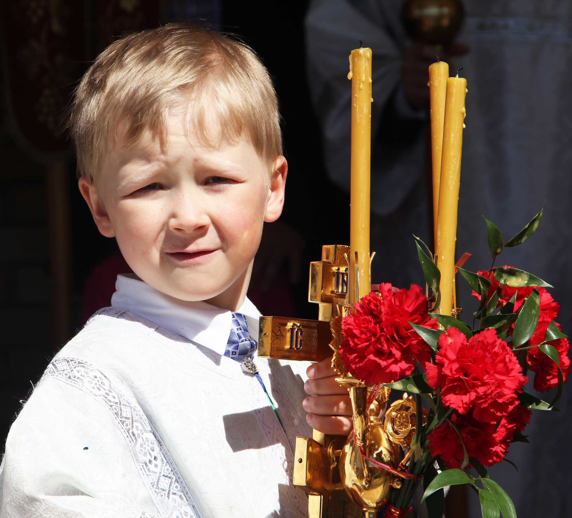Children in a church...