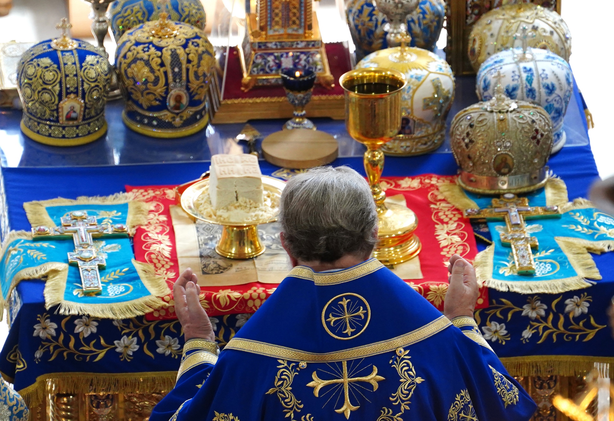 Divine Liturgy in Annunciation Cathedral of Supraśl Monastery
