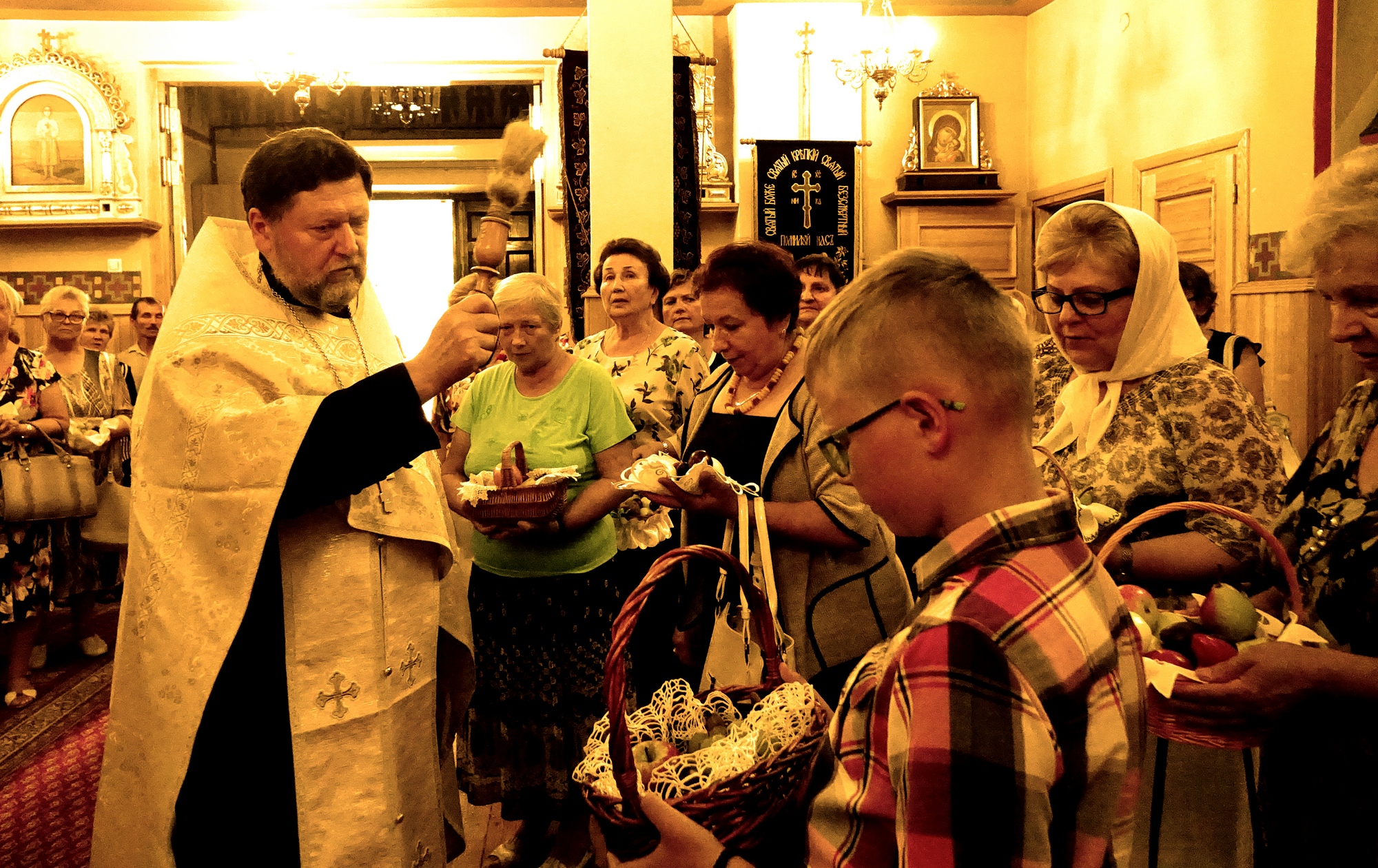 Transfiguration feast in St. Elijah the Prophet Orthodox church in Białystok