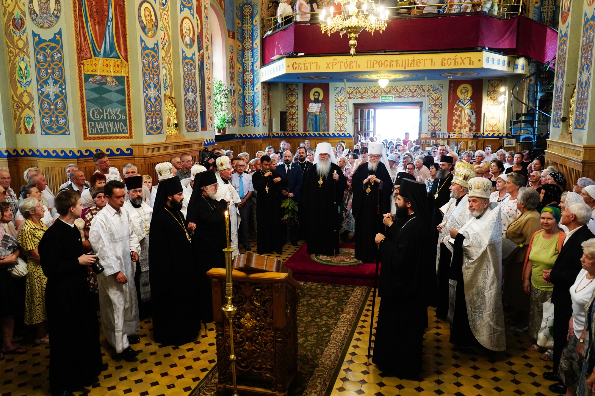 Metropolitan Tikhon in St. Nicholas Orthodox Cathedral in Białystok