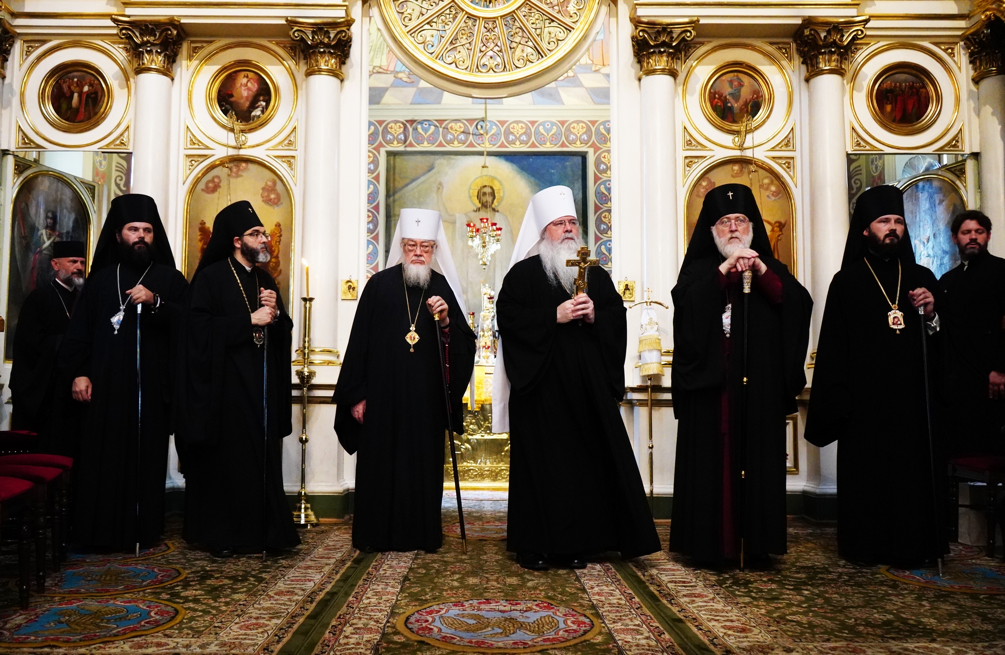 Metropolitan Tikhon in St. Nicholas Orthodox Cathedral in Białystok  