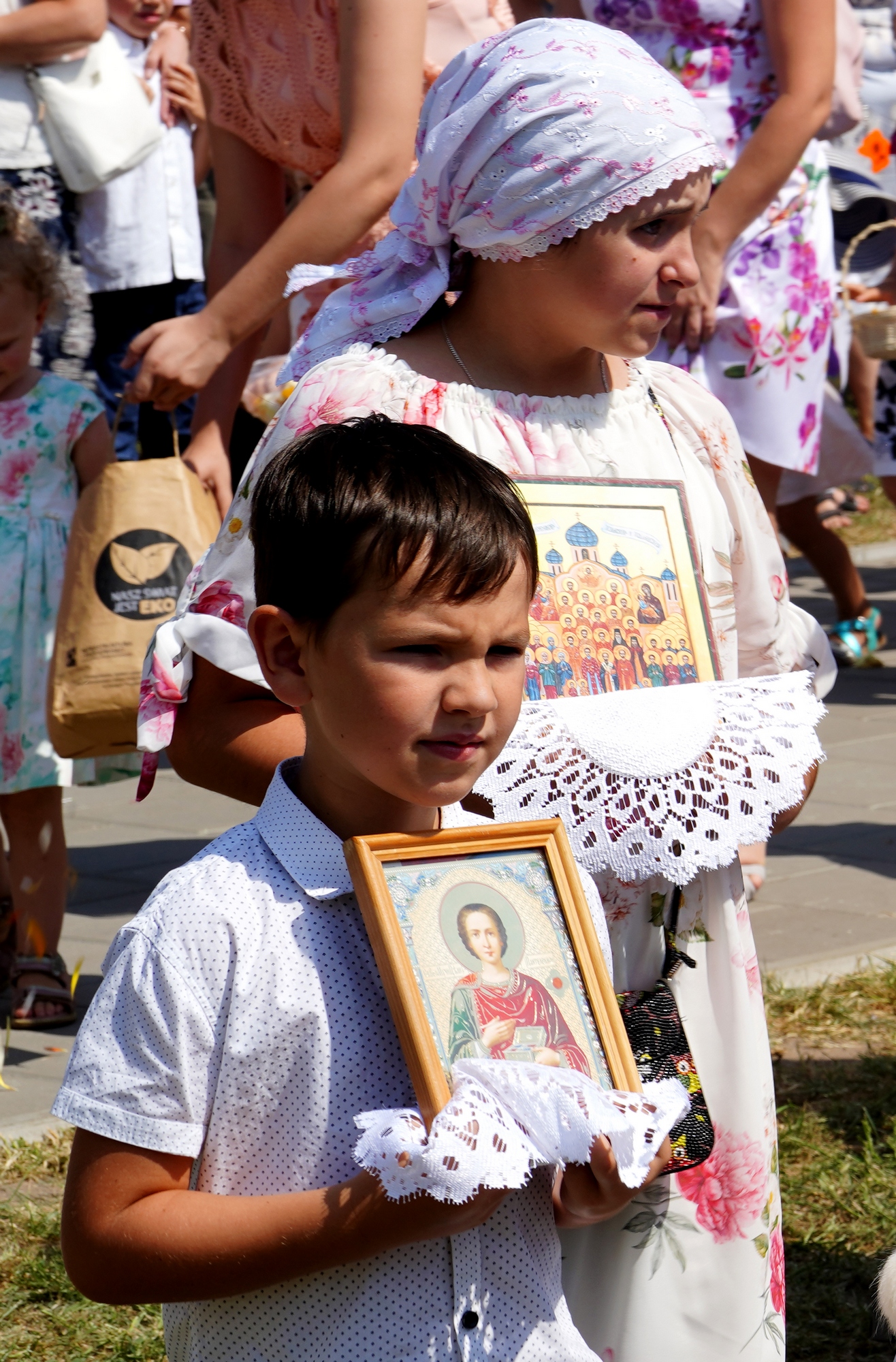 A procession...