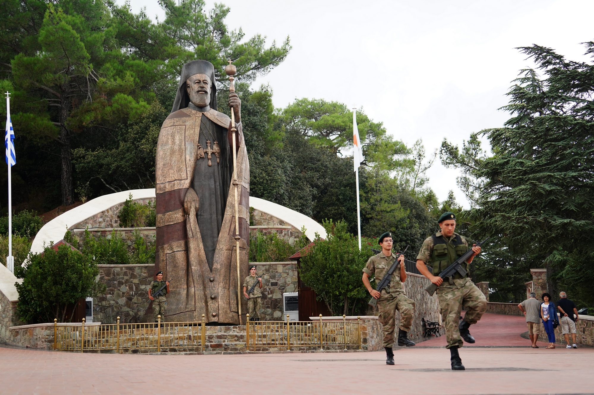 The monument of Archbishop Makarios in Kykkos Monastery